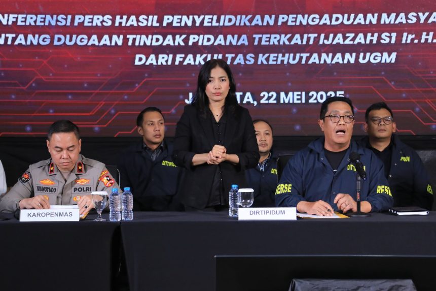 Bareskrim Tegaskan Ijazah Jokowi Asli, Penyelidikan Resmi Dihentikan Usai Uji Forensik