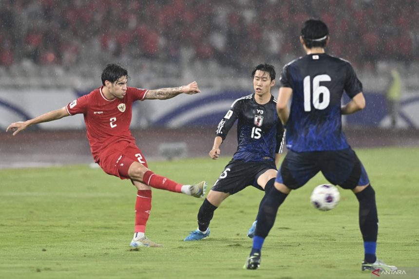 Jelang Duel Kontra Jepang, Timnas Indonesia Diuntungkan Absennya Dua Pilar Bertahan Samurai Biru