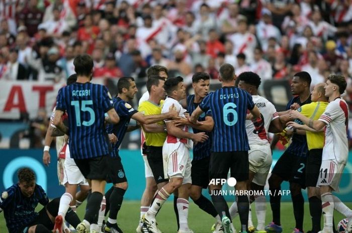 Marcos Acuna Diduga Lontarkan Ucapan Rasis ke Denzel Dumfries Usai Laga Inter vs River Plate!