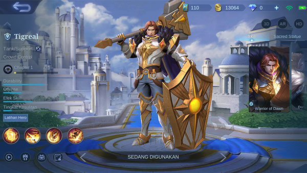 Trik Main Tigreal Agar Jadi Tank Tangguh di Setiap Pertandingan